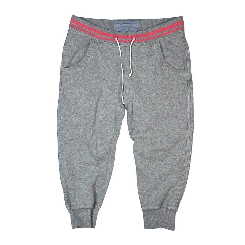 Lululemon‎ Jogger Sweatpants Womens 8 Grey Pink Drawstring Stretch Yoga Luxury